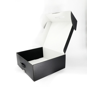Boîtes en carton ondulé personnalisées, emballage en kraft noir pour cosmétiques, soins de la peau, beauté, expédition, abonnement, boîte cadeau avec logo - Product Image 3