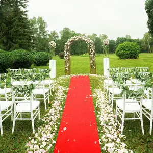 Vendite calde tappeto rosso da sposa di alta qualità per eventi