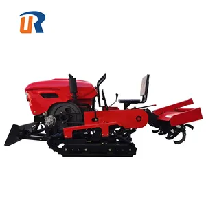 Beste Verkoop Boerderij Cultivator Landbouwmachines Crawler Tractor Mini Roterende Helmstok Ridger Tandwielen Helmstok
