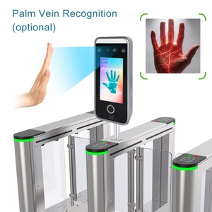 Terminal de contrôle d'accès et de pointage des heures avec reconnaissance faciale dynamique par IA, empreinte digitale et RFID, écran 4,3 pouces - Product Image 5