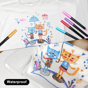 Vải Đánh Dấu Vĩnh Viễn Không Độc Hại Tùy Chỉnh Vải Đánh Dấu Vải Đánh Dấu Dệt Vải Đánh Dấu Vĩnh Viễn Cho Trẻ Em - Product Image 5