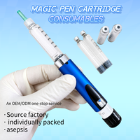 Flacon en verre stérile hermétique anti-fuite de 3 ml avec bouchon en aluminium et bouchon en caoutchouc, flacon rechargeable pour sous-conditionnement de liquides