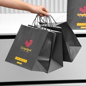 Sac d'emballage personnalisé en papier kraft biodégradable, recyclable, résistant à la graisse, pour la restauration rapide, les hot-dogs, les sandwichs, les hamburgers - Product Image 5