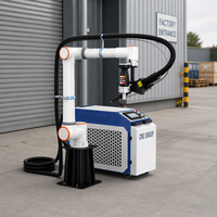 Système de soudage laser robotisé - Bras collaboratif Cncgroup pour la fabrication métallique avec contrôle PLC, performance efficace