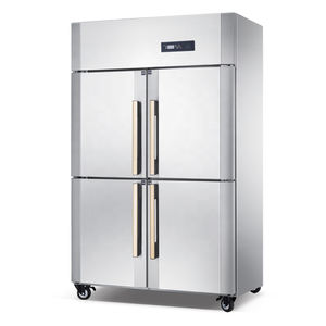 Congélateur vertical commercial à congélation rapide, congélateur vertical en acier inoxydable, congélateur vertical à 2 portes, réfrigérateur vertical - Product Image 2