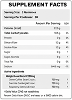 Complément alimentaire OEM Garcinia Cambogia 3 en 1 sans sucre, bonbons gélifiés, café vert, cétone de framboise, antioxydant naturel pour la gestion du poids