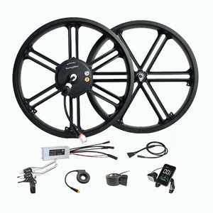 20 Inch Hợp Kim Magiê Trong Bánh Xe Trung Tâm Động Cơ 36V 48V 250W 500W 750W Tích Hợp Động Cơ Bánh Xe Kit Cho Ebike - Product Image 5