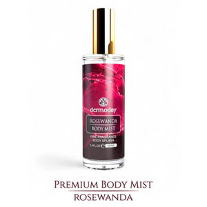 Dermoday Rosewanda Body <b>Mist</b> 100ml - Long Lasting Floral Fine Fragrance in Deluxe Glass <b>Bottle</b> - Product Image 1