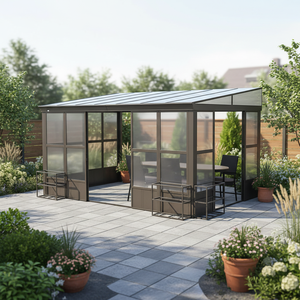 Invernadero Residencial Moderno de Acero Personalizable para Todo Tipo de Clima, Espacios de Vida al Aire Libre, Patios Traseros, Terraza - Product Image 5