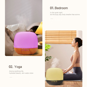 2025 xu hướng mới nhà hương thơm siêu âm Máy tạo độ ẩm không khí dẫn ánh sáng ban đêm bàn điện nhựa khuếch tán mới đến bán - Product Image 3