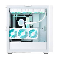 SUITMASTER M2000 WH ATX Mid-Tower Steel Gaming Case Private Mold 4x Pre-installed ARGB PWM Fans Detachable Top Panel VGA Bracket