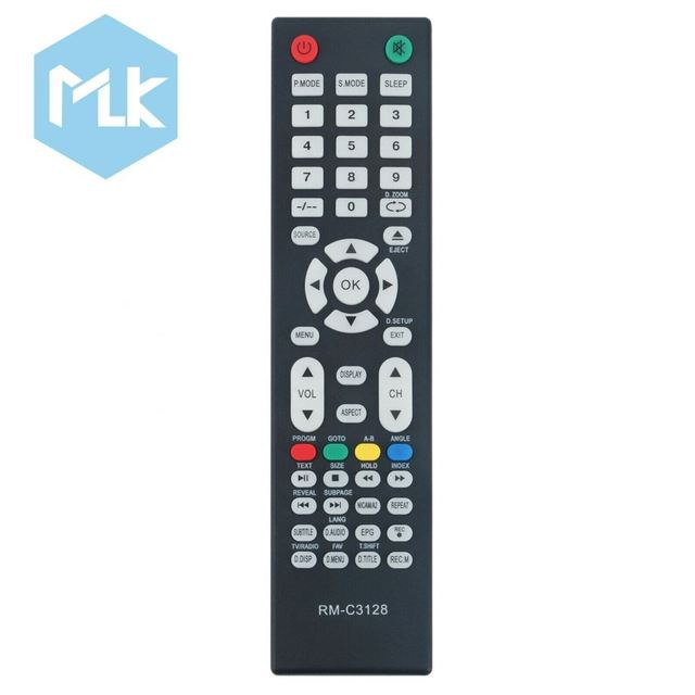 MLK New RM-C3128 Replacement Remote Control Use for TV Remote Control