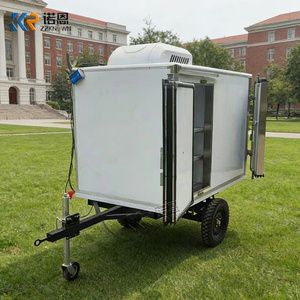 Remolque Congelador Móvil Personalizado con Almacenamiento Refrigerado Aislado para el Transporte de Alimentos Congelados - Product Image 4