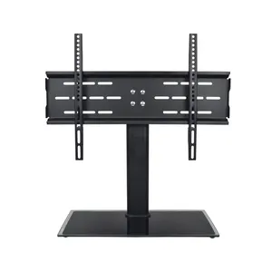 Factory Verkoop Desktop Tafel Glas Flat Panel Lcd Monitor Mount Rack Tv Desk Stand