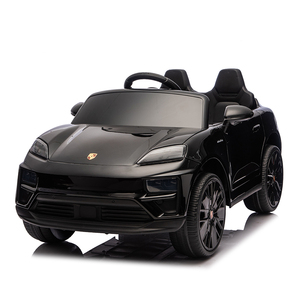 <span class=keywords><strong>Voiture</strong></span> électrique pour enfants Porsche Macan 12V sous licence officielle, 4 roues, en plastique, avec télécommande, 2 places - Product Image 1