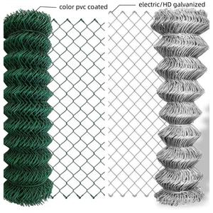 Clôture en treillis cyclonique en acier au carbone moyen, revêtement PVC, galvanisée, protection contre les chutes de pierres - Product Image 1
