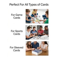 Boîte de rangement pour cartes en carton ondulé personnalisée en gros, 3600 cartes, empilable, avec couvercle