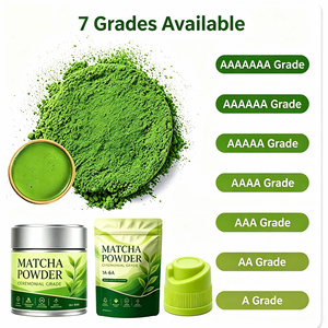 OEM/ODM, Matcha Latte en Polvo Orgánico con Certificación EU&NOP, Grado Ceremonial, Té Verde en Polvo para Bajar de Peso, Matcha Latte, 100g/Bolsas, NSF Halal - Product Image 1