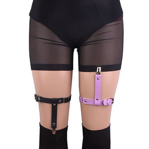 Meilleures ventes : Jarretière de cuisse longue réglable en cuir, style Punk Harajuku Gothique, pour femme mature et audacieuse - Product Image 2