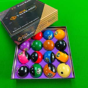 Billes de billard Black Warrior 8A, lot de 16, en résine, pour billard américain, grande taille, jusqu'à 4,9 pouces - Product Image 2