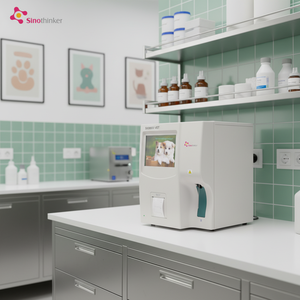 High Quality Low Cost Pet Clinic Dog Cat Veterinary Full Auto Hematology Analyzer Animal Cbc Machine Vet Blood Analyzer - Product Image 1
