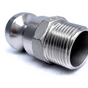 KWONGYIP 304 Stainless Steel <b>Quick</b> <b>Connector</b>, Water Pipe Fitting, Straight Insert Type, External Thread - Product Image 3