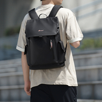 Tas Ransel Laptop Bisnis Travel Unisex Gaya Korea Serbaguna Kapasitas Besar Oxford Ringan Tahan Air Awet