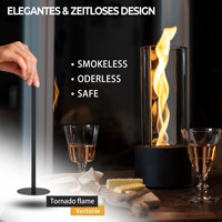 Lampe de cheminée à alcool à flamme réelle rotative, style classique, en métal, pour chauffage, ambiance intérieure, foyer de table transfrontalier
