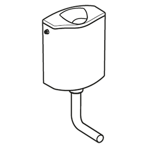 Botones de Inodoro de Doble Acción AP116 Blancos para Cisterna de Descarga, Botones de Inodoro Premium - Product Image 3