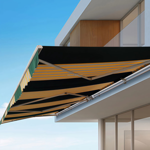 10*5 Nhôm Gấp cánh tay mái hiên cơ giới có thể thu vào mái hiên đầy đủ Cassette mái hiên - Product Image 2