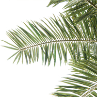 Palmier artificiel à gros coffre, 7.5M de hauteur, 1 pièce, décoration décorative de jardin vert d'extérieur