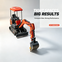 SDLOT Livraison Gratuite Mini-Excavatrice 1 Tonne 2 Tonnes 3 Tonnes Moteur Kubota CE EURO5 EPA pour Jardin Domestique