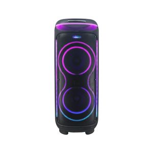 Enceinte Karaoké Portable Extérieure en Plastique avec Lumières Colorées IBR, Télécommande 5.0, Subwoofer Puissant et Longue Autonomie de Batterie - Product Image 5