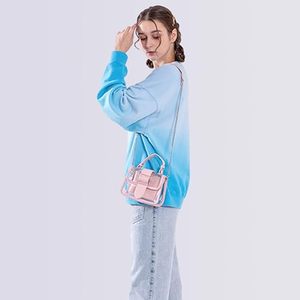 Unisex Clear <b>Purses</b> 2pcs Crossbody Transparent Shoulder Bag for Stadium <b>Small</b> Tote Bag for Concerts Convenient <b>Small</b> Size - Product Image 2