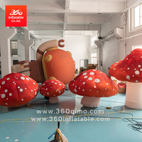 360 gonflable extérieur conception personnalisée gonflable champignon léger et gros champignon ballons gonflables pour la publicité gonflables