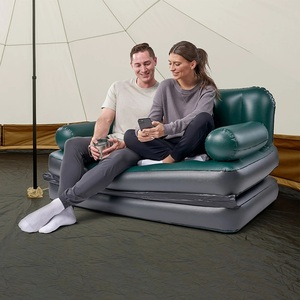 Canapé gonflable personnalisé en gros, directement de l'usine, léger, design 3 en 1 pour s'asseoir, se détendre et dormir en extérieur - Product Image 2