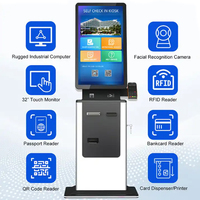 Imprimante de billets, distributeur de cartes, borne interactive en libre-service, borne d'enregistrement automatique pour hôtel, cinéma, hôpital, aéroport