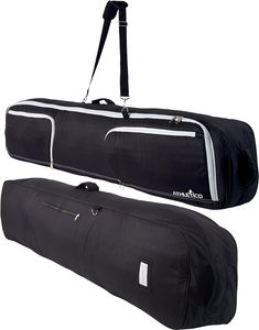 Bolsa de esquí de Snowboard de diseño deportivo duradero personalizado con muestra gratis para esquís de hasta 190 cm de longitud con correa para el hombro - Product Image 4