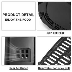 <span class=keywords><strong>Friteuse</strong></span> à air de 9 litres multifonctionnelle domestique d'une capacité de 9 L <span class=keywords><strong>XXL</strong></span> Friteuses électriques intelligentes avec fenêtre visible - Product Image 5