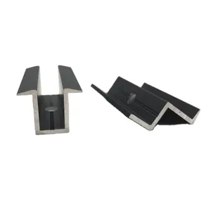 热销定制广泛使用的夹具太阳能安装系统光伏面板支架中端夹具供应商