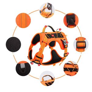 Nuevo Diseño de Arnés para Mascotas, Correa Reflectante para Perros, Ropa para Perros con Manos Libres, Chaleco Táctico Ajustable a Prueba de Explosiones, Venta al por Mayor - Product Image 3