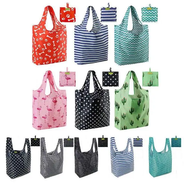 Reusable Shopping Bag sac pour shopping Biodegradable Woman Cheap On Roll High Quality Drawstring Small Business Brand Name Bag