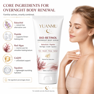 Siero Corpo Notturno Alternativo al Retinolo <span class=keywords><strong>Bio</strong></span>, con Bakuchiol e Peptidi, Rimpolpante, Rinnovante, Idratante, Rassodante e Levigante - Product Image 4
