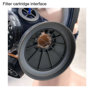 Wieder verwendbare Voll gesichts abdeckung Voll gesichts maske Organische Dampf gasmaske mit Aktivkohle filtern - Product Image 6