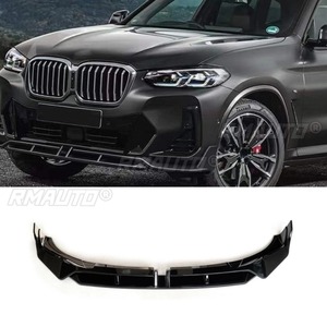 ลิ้นกันชนหน้ารถยนต์แบบดิฟฟิวเซอร์ สีดำเงา สำหรับตกแต่ง BMW X3 X4 G01 G02 G08 ปี 2022+ อุปกรณ์ตกแต่งรถยนต์ - Product Image 1