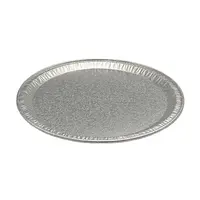 Placa de alumínio redonda de 9 polegadas, fabricante de alimentos, folha de alumínio de grau alimentar, bandeja de serviço de coleta de alimentos caseira