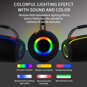 Nouvelles enceintes RGB pour sports de plein air P Pro13, enceinte portable avec basses profondes, enceinte sans fil Bluetooth, système sonore Booms Box 3, Boombox 3 - Product Image 3