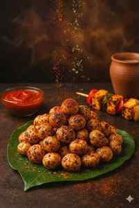 Organic Roasted Flavoured Makhana Fox Nuts Tandoori Classic Indian Spiced Healthy <b>Snack</b> Semi-Soft Texture 12 Months Shelf Life - Product Image 3