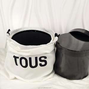 Sacs à cordon en toile et en coton pour l'emballage de cadeaux avec logo personnalisé, petits sacs à cordon anti-poussière - Product Image 1