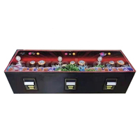 Machine de jeu de pêche portable 2 joueurs avec écran, 28/26 jeux en 1, LED clignotante, métal, 110/220V, accepteur de billets, garantie 1 an, version anglaise